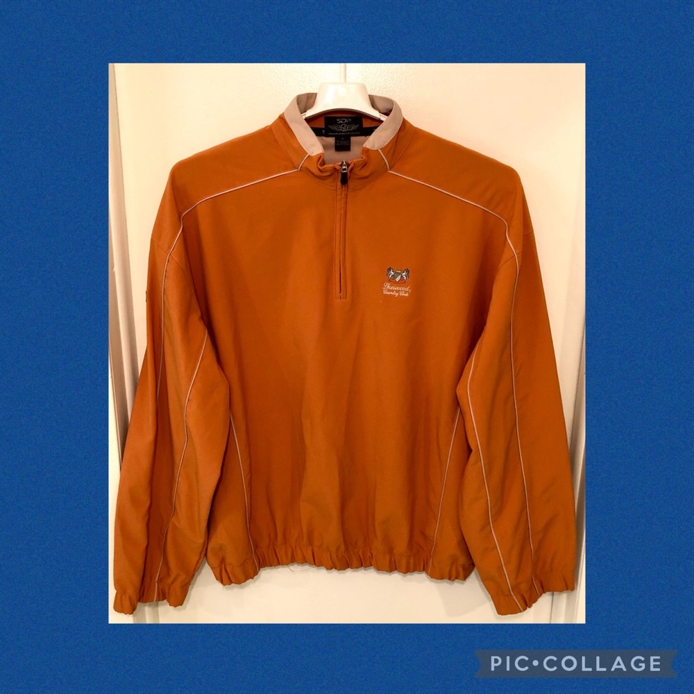 Straight Down Performance (SDO) Sherwood Country Club 1/4 Zip Golf Pullo…